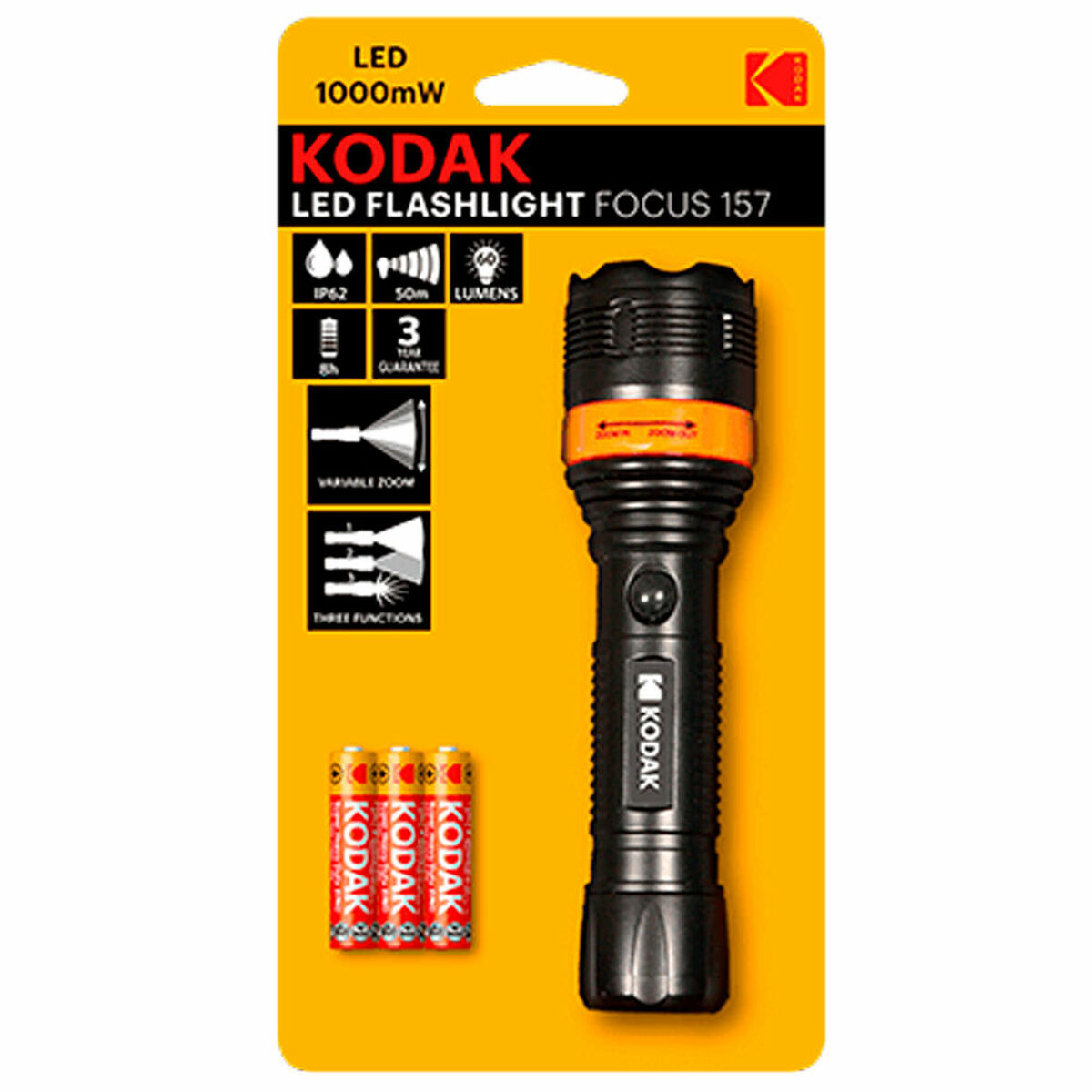 Kodak LED Torch – Portable Emergency Flashlight-0