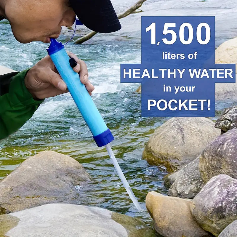 Emergency Water Filter Bottle – Portable Survival Purifier-2